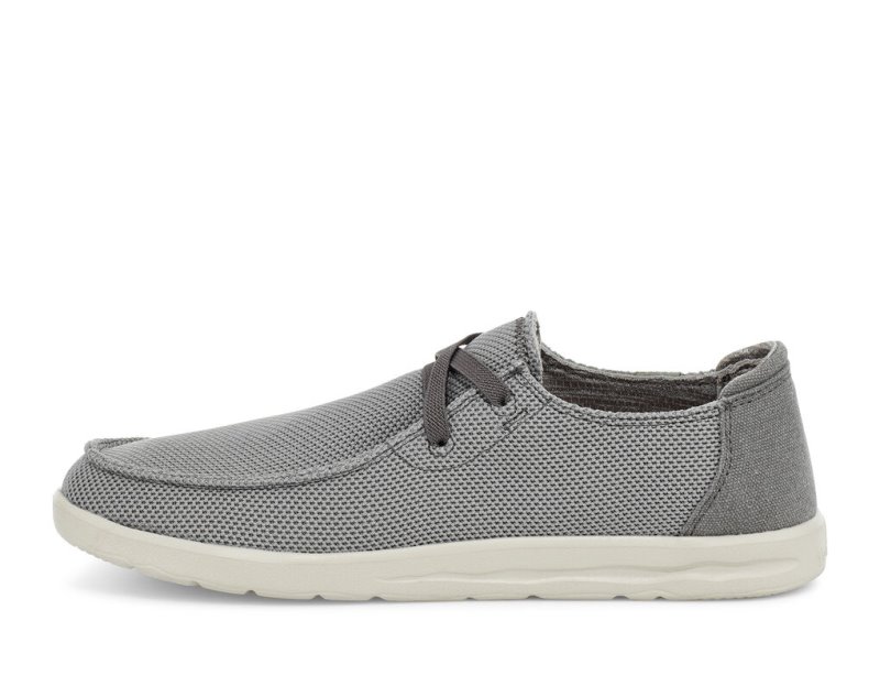 Sanuk Shaka Mesh No Tie Men's Shoes Grey | Canada 236AHK